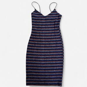 Y2K Dress Going Out Rainbow Dopamine Rave Vintage Bling Sparkle Club Party S￼￼